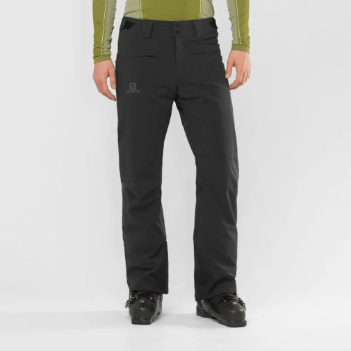 Black Salomon Brilliant Men's Ski Pants | PH 76285U